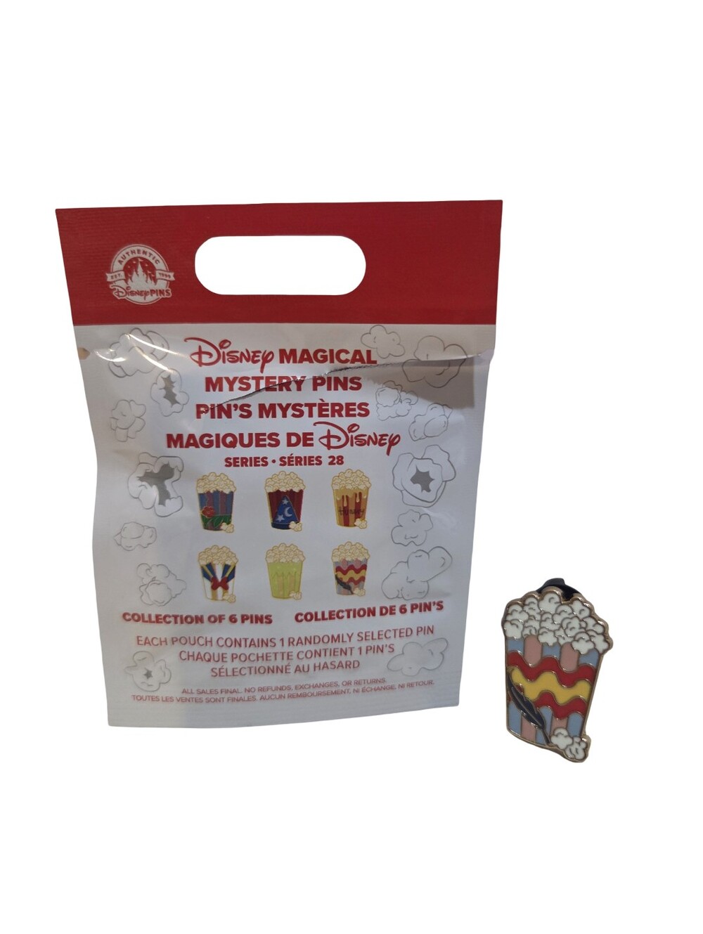 Disney Parks Magical Mystery Pin Series 28 Popcorn DUMBO NEW *READ*
